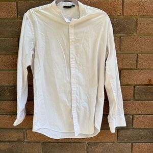 White Men's Button Down Shirt Size M 15 32/33